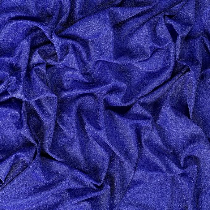 VDS Pack of 2 Panel (30 Inch X 20 Feet) Wedding Arch Draping Fabric Sheer Chiffon Fabric Drapery for Wedding Ceremony Reception Swag Backdrop Canopy Chuppah ARBO Altars Decoration (Royal Blue)