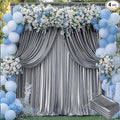 20x10 ft Wrinkle Free Black Silver Sequin Backdrop Curtain for Parties,Thick Not Fall Glitter Wedding Backdrop Drapes,4 Panels 5x10ft Shimmer Photo Back Drop Cloth for Birthday Photography Background