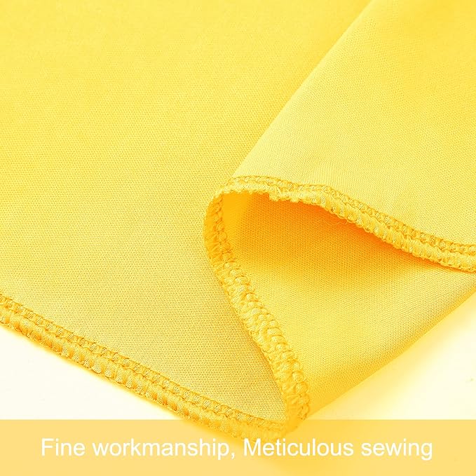50ft x 12ft Yellow Backdrop Curtains Wrinkle Free Backdrop Curtain for Wedding Parties Yellow Fabric Backdrops Drapes Back Drop Cloth Bridal Shower Stage Curtains Wedding Decorations for Reception