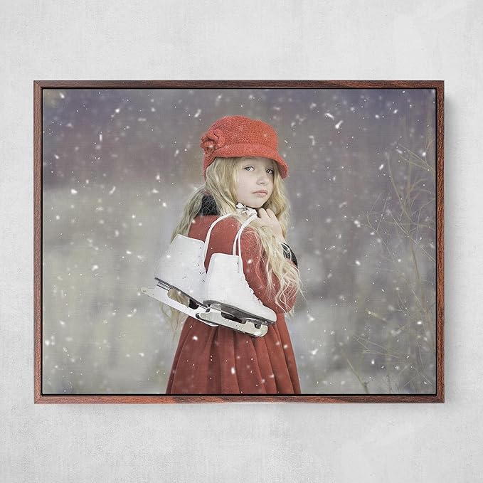 Personalized Custom Canvas Prints: Photo On Canvas (Dark Brown, 12x18) Transform Your Photos into Stunning Framed Wall Art Digitally Printed Photo To Canvas Ideal for Home Decor, Gifts Keepsakes.