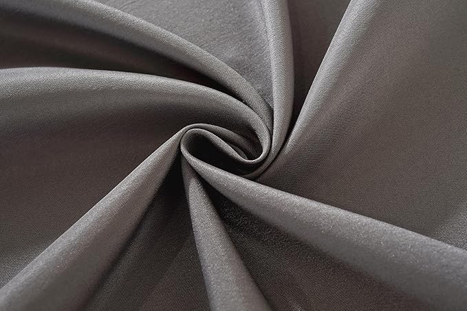 Craft And Party Round Tablecloth, 60 Inch Charcoal Tablecloth, Polyester Fabric Washable Table Cloth for Home, Party, Wedding or Restaurant Use.