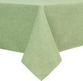 Hiasan Faux Linen Rectangle Tablecloth - Wrinkle and Stain Resistant Washable Decorative Fabric Table Cloth for Kitchen Dining Room Holiday Table Cover for Dinner, Sage Green, 60 x 84 Inch