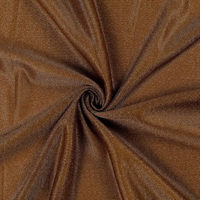 VDS Pack of 1 Panel (30 Inch X 30 Feet) Wedding Arch Draping Fabric Sheer Chiffon Fabric Drapery for Wedding Ceremony Reception Swag Backdrop Canopy Chuppah ARBO Altars Decoration (Mocha)