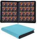 1000+ Pockets Trading Card Binder, 16-Pocket Card Ablum Compatible with MTG,Sports Cards & Other Standard Size Trading Cards (LIGHT BLUE)