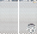 BRAVESHINE Hanging Balls Party Streamers Backdrop - 2 Pack Silver Tinsel Foil Fringe Curtains for 70s 80s 90s Discoball Party, Birthdays, Bachelorette, Engagement, Music, Dance,New Years Decorations