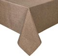 Hiasan Faux Linen Rectangle Tablecloth - Wrinkle and Stain Resistant Washable Table Cloth for Kitchen Dining Room Holiday Table Cover for Party Dinner, Khaki, 70 x 108 Inch
