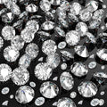 Hicarer 800 Pieces Diamond Decorations Acrylic Diamond Table Scatter Crystals for Table for Vase Fillers Party Decorations (20, 12, 10, 6, 3mm,Clear)