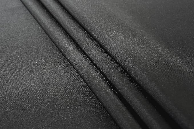 Craft And Party Square Tablecloth, 60 x 60 Inch Black Tablecloth, Polyester Fabric Washable Table Cloth for Home, Party, Wedding or Restaurant Use.