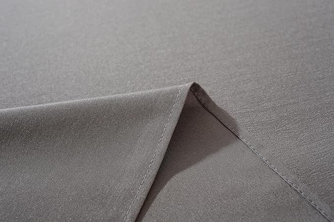 Craft And Party Rectangle Tablecloth, 70 x 90 Inch Charcoal Tablecloth, Polyester Fabric Washable Table Cloth for Home, Party, Wedding or Restaurant Use.