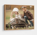 Personalized Custom Canvas Prints: Photo On Canvas (Light Brown, 16X24) Transform Your Photos into Stunning Framed Wall Art Digitally Printed Photo To Canvas Ideal for Home Decor, Gifts Keepsakes.