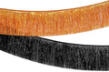 KatchOn, XtraLarge Black and Orange Fringe Banner - 6.5 Ft, Pack of 2 | Halloween Tinsel Garland for Halloween Decorations, Orange and Black Party Decorations | Foil Fringe Garland for Birthday Party