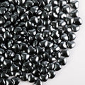 Kasvan Black Heart Shapes Sprinkles - Edible Candy Pearls 130g/4.58 Oz, Mix Size, Baking Cake Decorations, Ice Cream Toppings and Cookie Decorating, Wedding Party Chirstmas Supplies (Black)