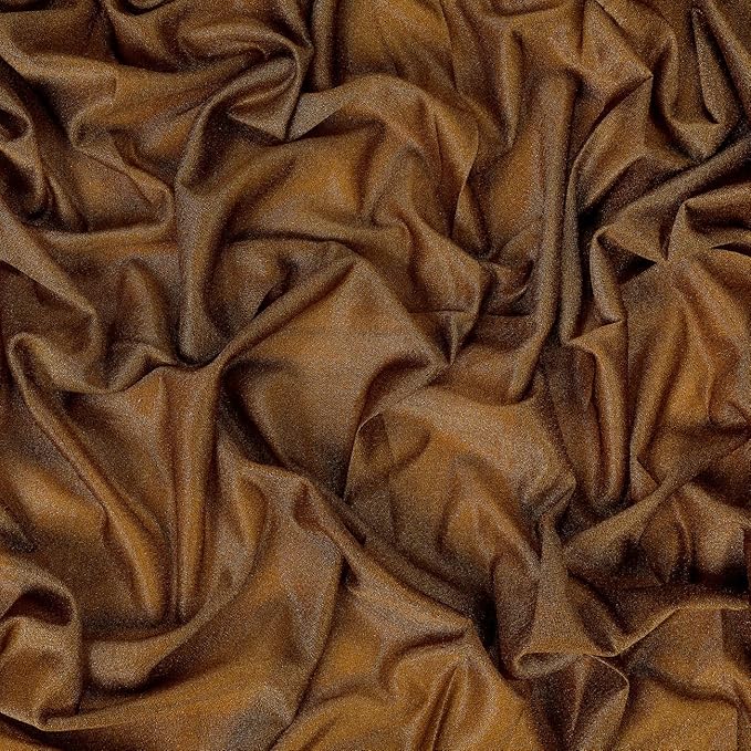 VDS Pack of 2 Panel (30 Inch X 30 Feet) Wedding Arch Draping Fabric Sheer Chiffon Fabric Drapery for Wedding Ceremony Reception Swag Backdrop Canopy Chuppah ARBO Altars Decoration (Mocha)