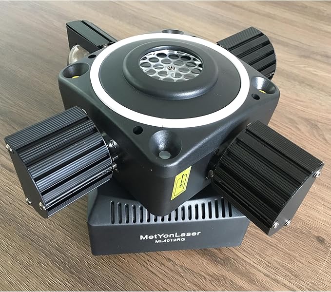 Moving Head Stage Light, LED DJ Lights with DMX512 Controller, Sound Activation, 4pcs 12W RGBW LED Beads,Dimmer Strobe Effect