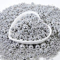 Edible Silver Pearl Sugar Sprinkles, Silver Pearls for Cake Decorating, Mix Size, 180g/6.35oz, Cake Decorations, Cupcake Toppers, Cookie Decoration, Wedding Party Supplies