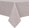Hiasan Faux Linen Square Tablecloth - Wrinkle and Stain Resistant Washable Table Cloth for Kitchen Dining Room Holiday Table Cover for Party Dinner, Stone, 70 x 70 Inch
