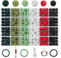 novani 240pcs 10mm Green Rhinestone Beads for Jewelry Making, Round Clay Beads with 1.8mm Hole, Disco Ball Effect, DIY Handmade Accessories