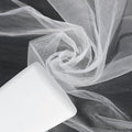 Timgle Tulle Fabric Rolls Bulk 54 Inch by 100 Yards (300 Ft) Tulle Ribbon Netting Fabric Spool Bolt for DIY Crafts Tutu Skirt Christmas Baby Shower Birthday Party Wedding Decorations(White)