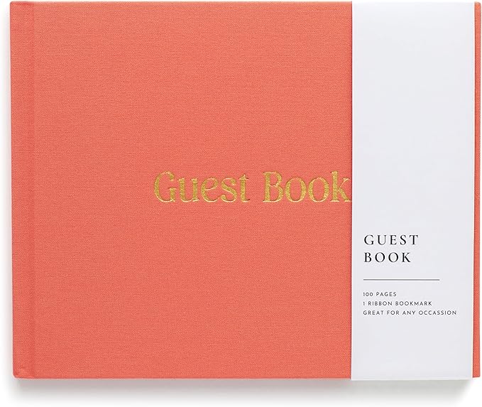 Lamare Wedding Guest Book – Elegant Guest Book for Party, Baby Shower Guest Book & Polaroid Guest Book for Wedding