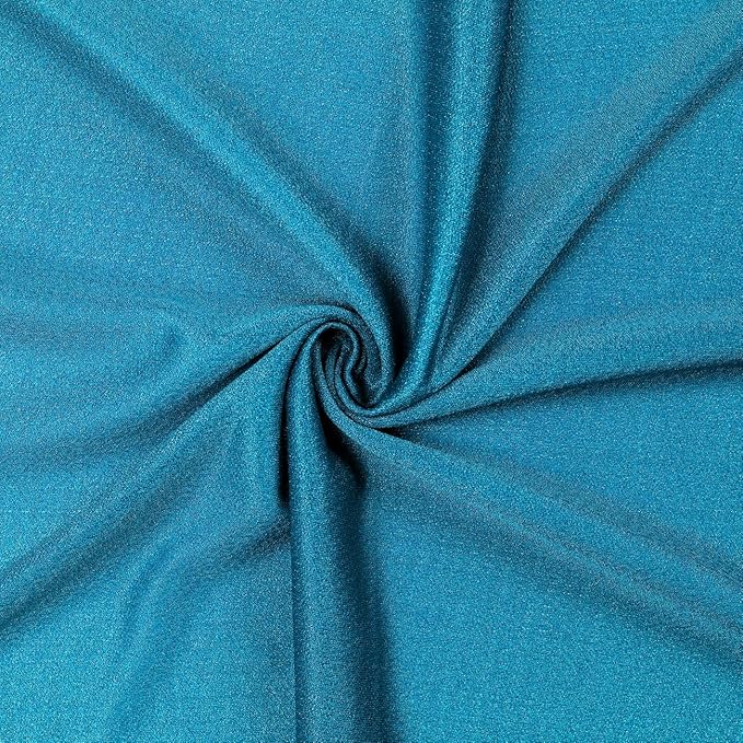 VDS Pack of 1 Panel (30 Inch X 30 Feet) Wedding Arch Draping Fabric Sheer Chiffon Fabric Drapery for Wedding Ceremony Reception Swag Backdrop Canopy Chuppah ARBO Altars Decoration (Dark Teal)