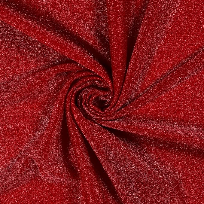 VDS Pack of 2 Panel (30 Inch X 40 Feet) Wedding Arch Draping Fabric Sheer Chiffon Fabric Drapery for Wedding Ceremony Reception Swag Backdrop Canopy Chuppah ARBO Altars Decoration (Apple Red)