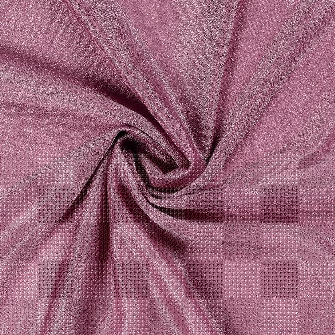 VDS Pack of 1 Panel (30 Inch X 100 Feet) Wedding Arch Draping Fabric Sheer Chiffon Fabric Drapery for Wedding Ceremony Reception Swag Backdrop Canopy Chuppah ARBO Altars Decoration (Mauva)