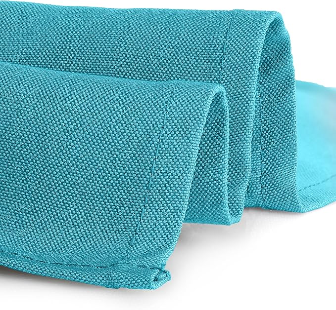 Gee Di Moda Square Tablecloth - 70 x 70 Inch Caribbean Table Cloth for Medium Square or Round Tables - Heavy Duty Washable Fabric - for Buffet Table, Holiday Party, Dinner, Wedding & Baby Shower