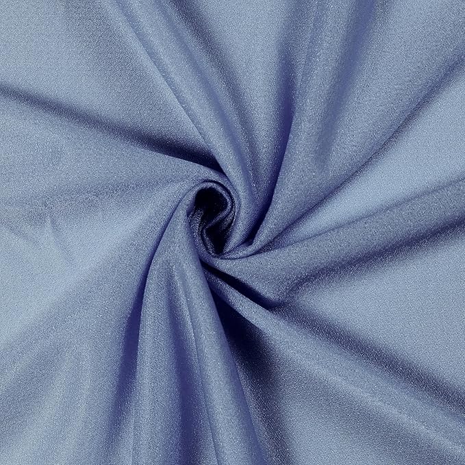 VDS Pack of 1 Panel (30 Inch X 40 Feet) Wedding Arch Draping Fabric Sheer Chiffon Fabric Drapery for Wedding Ceremony Reception Swag Backdrop Canopy Chuppah ARBO Altars Decoration (Dusty Blue)
