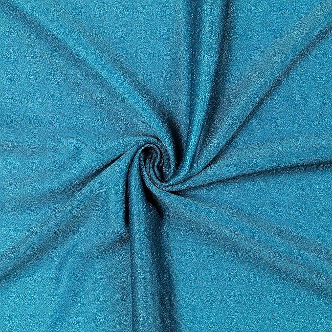 VDS Pack of 1 Panel (30 Inch X 50 Feet) Wedding Arch Draping Fabric Sheer Chiffon Fabric Drapery for Wedding Ceremony Reception Swag Backdrop Canopy Chuppah ARBO Altars Decoration (Dark Teal)