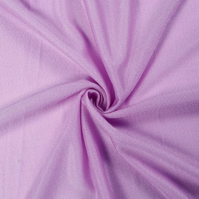 VDS Pack of 1 Panel (30 Inch X 20 Feet) Wedding Arch Draping Fabric Sheer Chiffon Fabric Drapery for Wedding Ceremony Reception Swag Backdrop Canopy Chuppah ARBO Altars Decoration (Orchid)