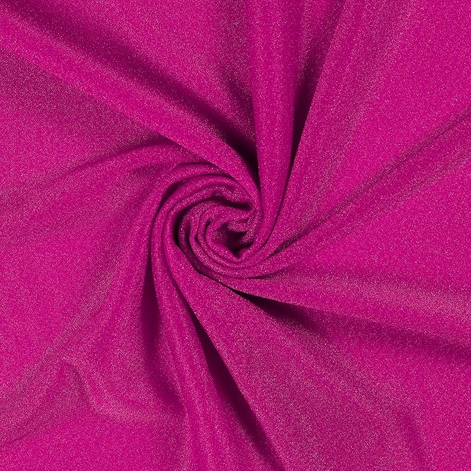 VDS Pack of 4 Panel (30 Inch X 20 Feet) Wedding Arch Draping Fabric Sheer Chiffon Fabric Drapery for Wedding Ceremony Reception Swag Backdrop Canopy Chuppah ARBO Altars Decoration (Magenta)