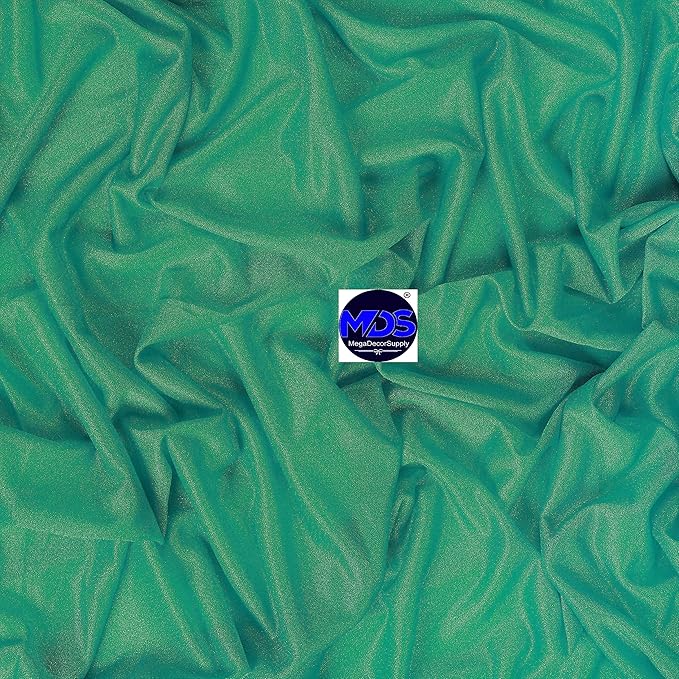 MDS Halloween Chiffon Draping Fabric - 1 Panel, 30" Wide x 20ft Long - Sheer Spooky Arbor & Canopy Drapery for Haunted House Backdrops, Party Ceilings, DIY Costumes & Themed Events - Emerald Green