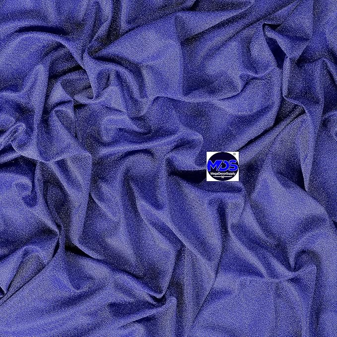 MDS Halloween Chiffon Draping Fabric - 1 Panel, 30" Wide x 30ft Long - Sheer Spooky Arbor & Canopy Drapery for Haunted House Backdrops, Party Ceilings, DIY Costumes & Themed Events - Royal Blue