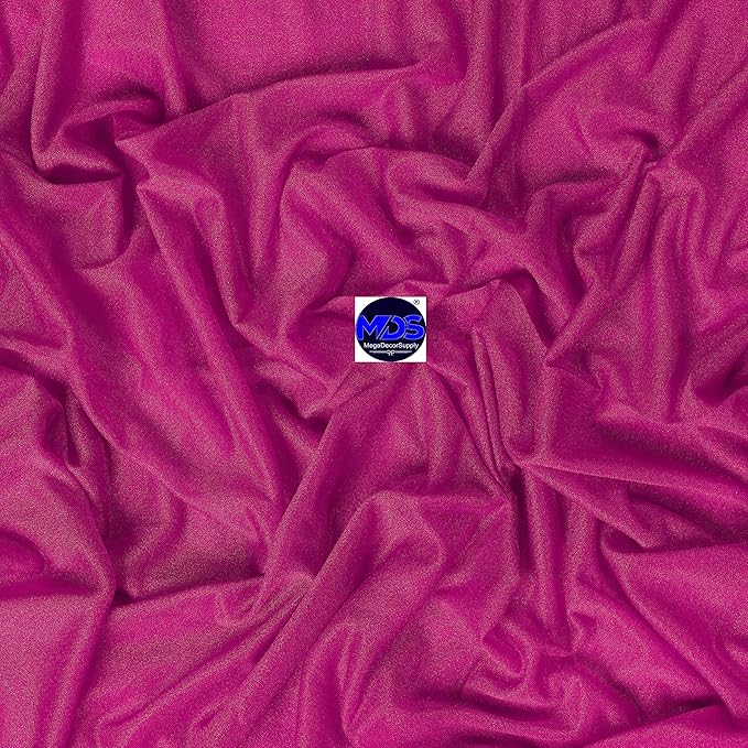 MDS Halloween Chiffon Draping Fabric - 2 Panel, 30" Wide x 100ft Long - Sheer Spooky Arbor & Canopy Drapery for Haunted House Backdrops, Party Ceilings, DIY Costumes & Themed Events - Magenta
